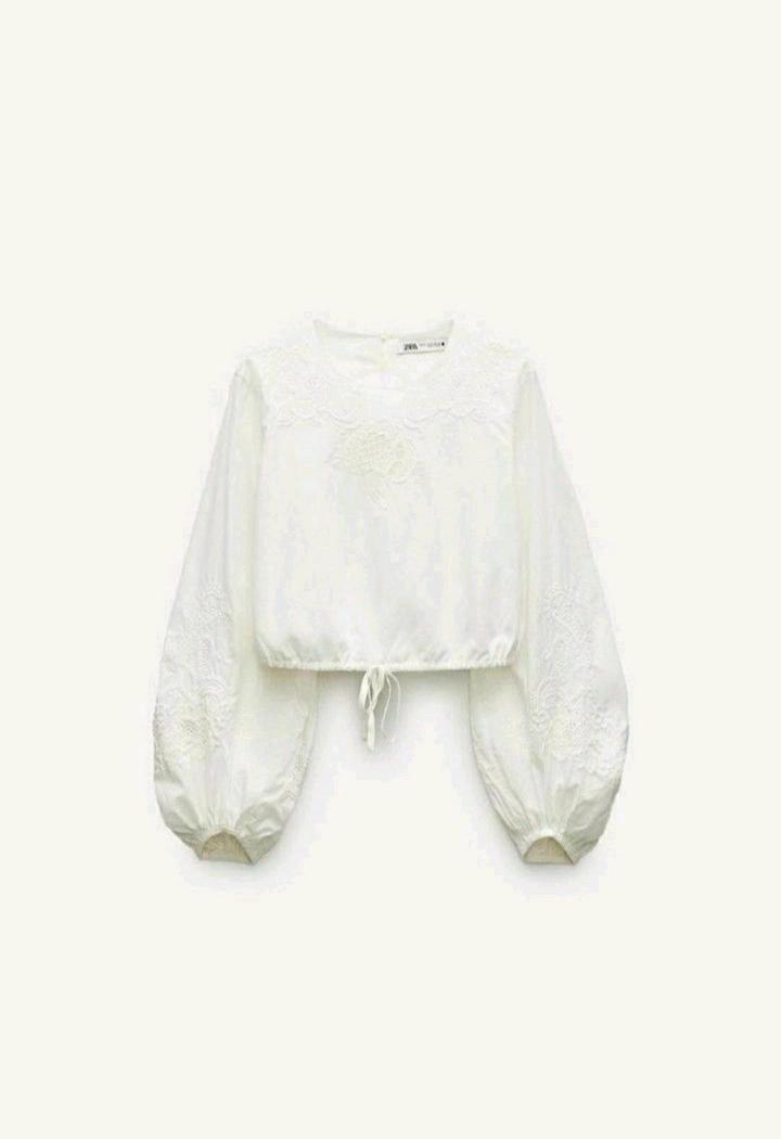 Блузка с вышивкой Zara новая