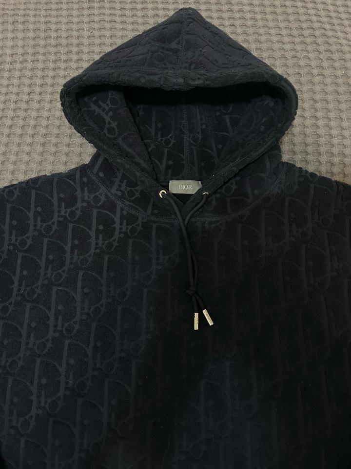 Christian Dior Oblique Towelling Terry Hoodie