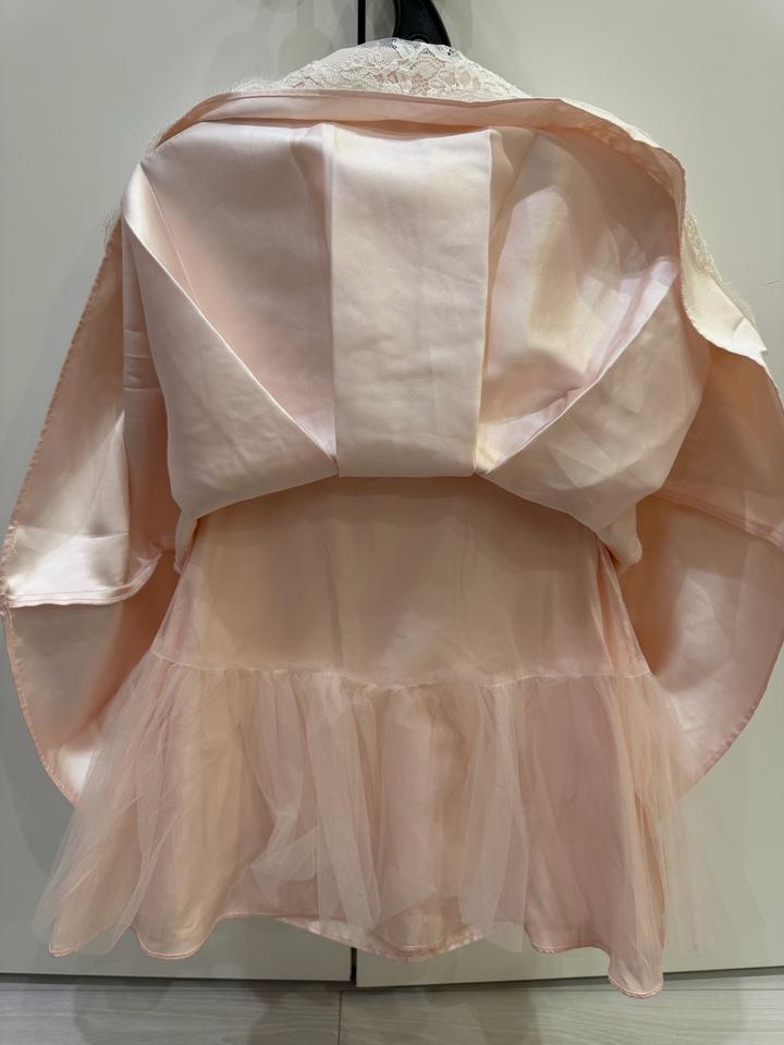 Розовое кружевное платье Лола Monsoon на девочку