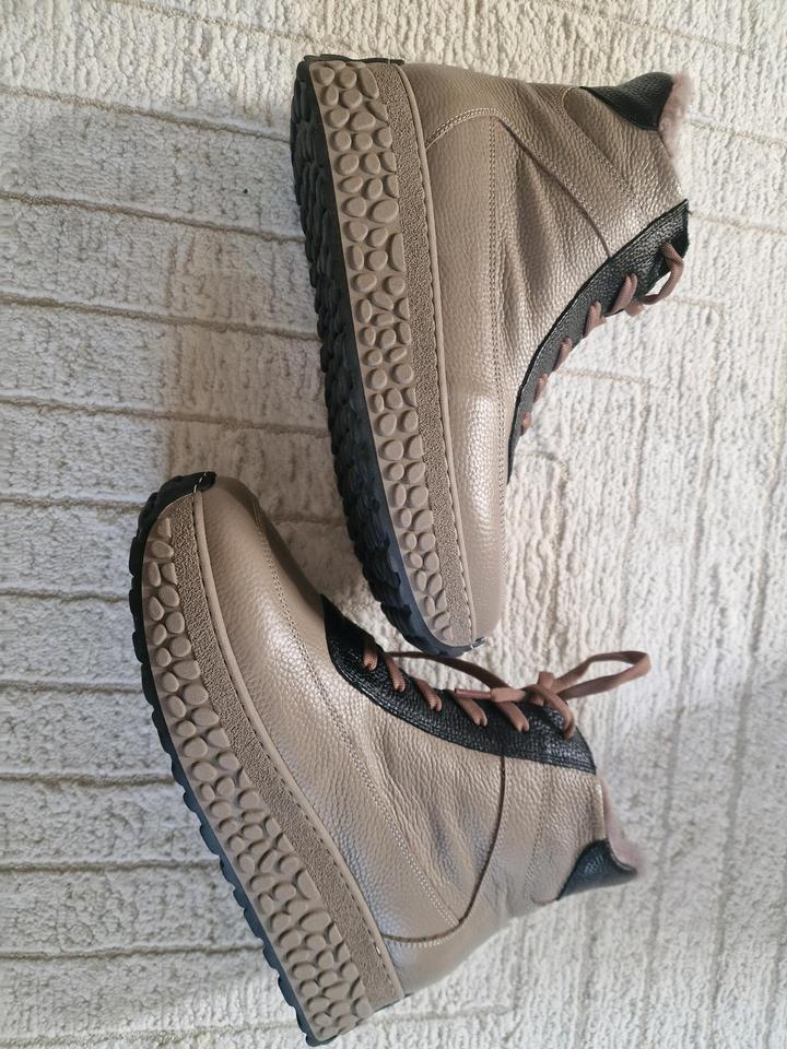 Кожаные сапоги турецкие.