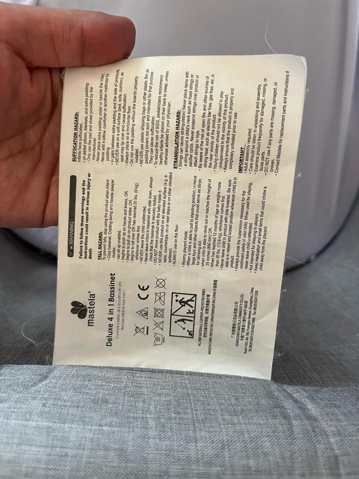 Mastela 4в1 колыбель
