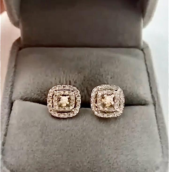 Новые бриллиантовые пусеты от Deberquem Jewelry