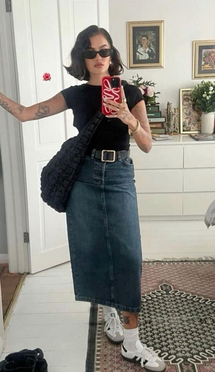 Джинсовая юбка