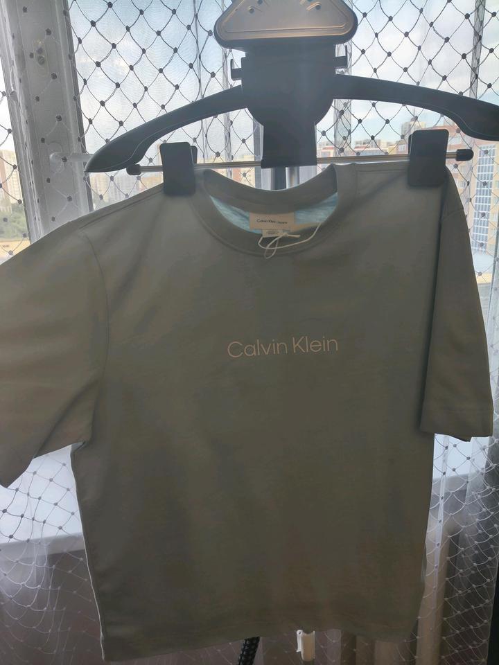 Футболка голубая Calvin Klein