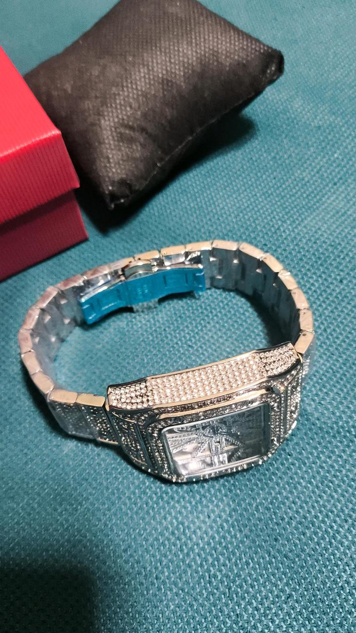 Cartier Santos Moissanitte Серебро 925