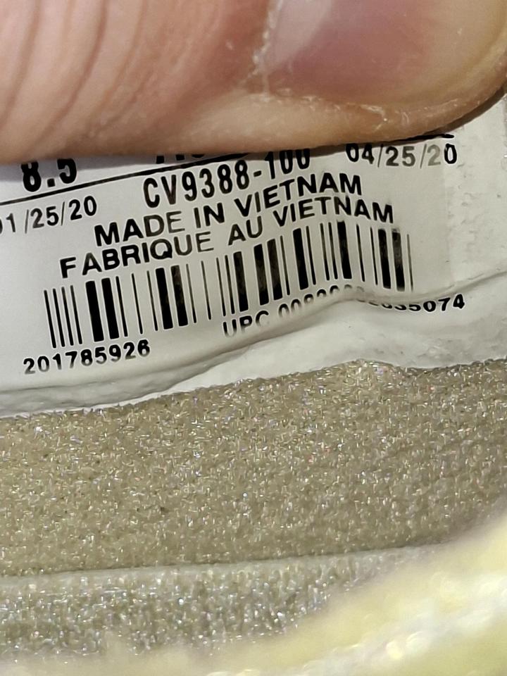 Nike Air Jordan 4 Off-White "Sail" (Реплика), размер 42