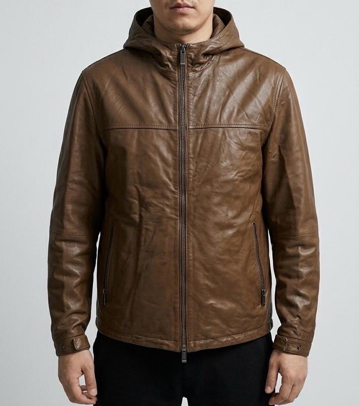 Кожаная куртка Massimo Dutti