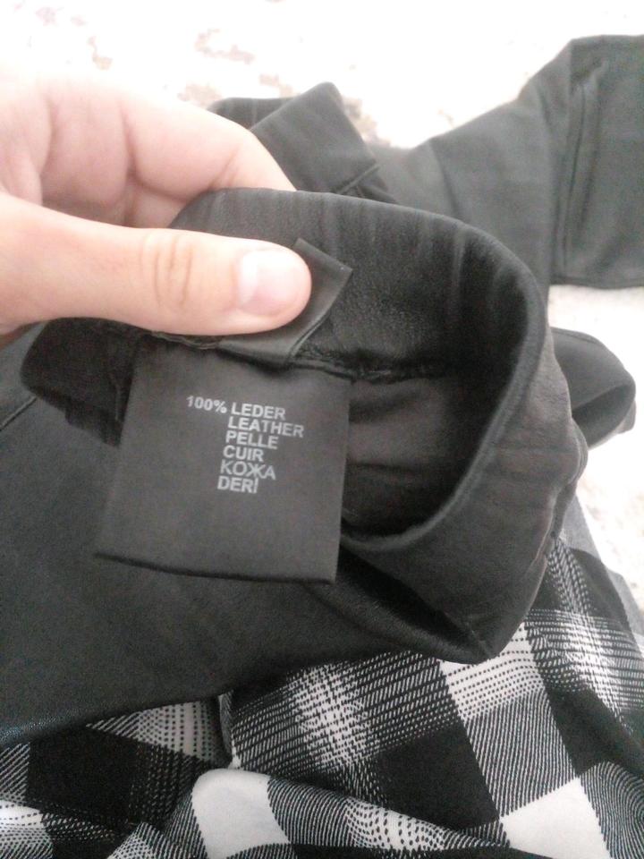 Кожаные брюки-клеш Punto (натуральная кожа