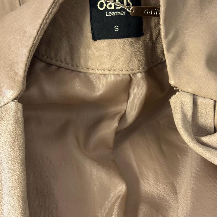 Винтажная куртка из 100% натуральной кожи Y2K model off-duty