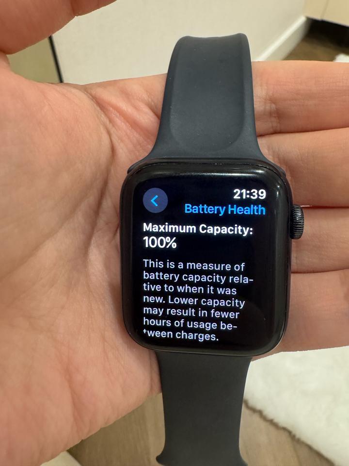 Apple Watch SE (2nd generation) 44mm GPS — тёмно-синий (Midnight)