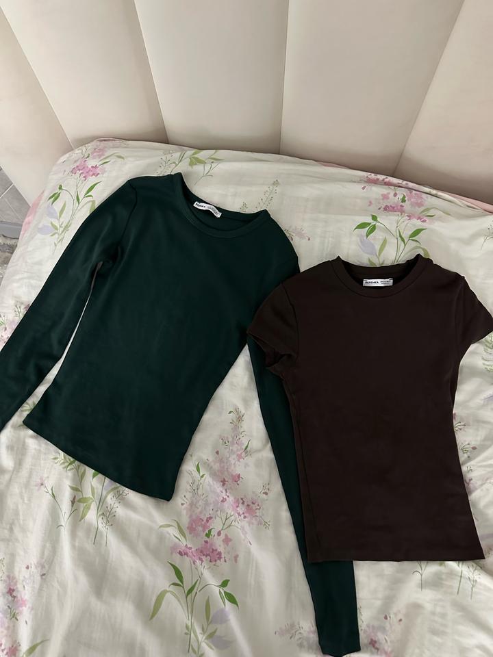 Лонгслив и скимс футболка