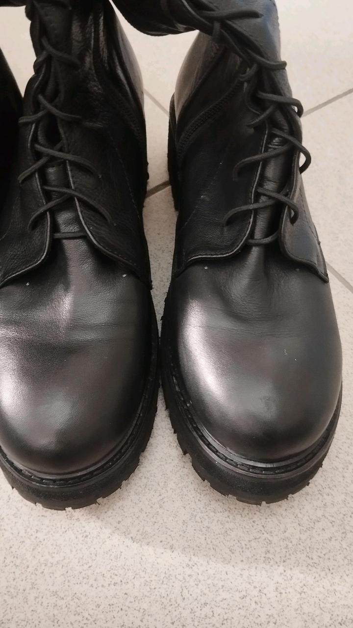 Ботфорты натуральная кожа. Разме р 39/40