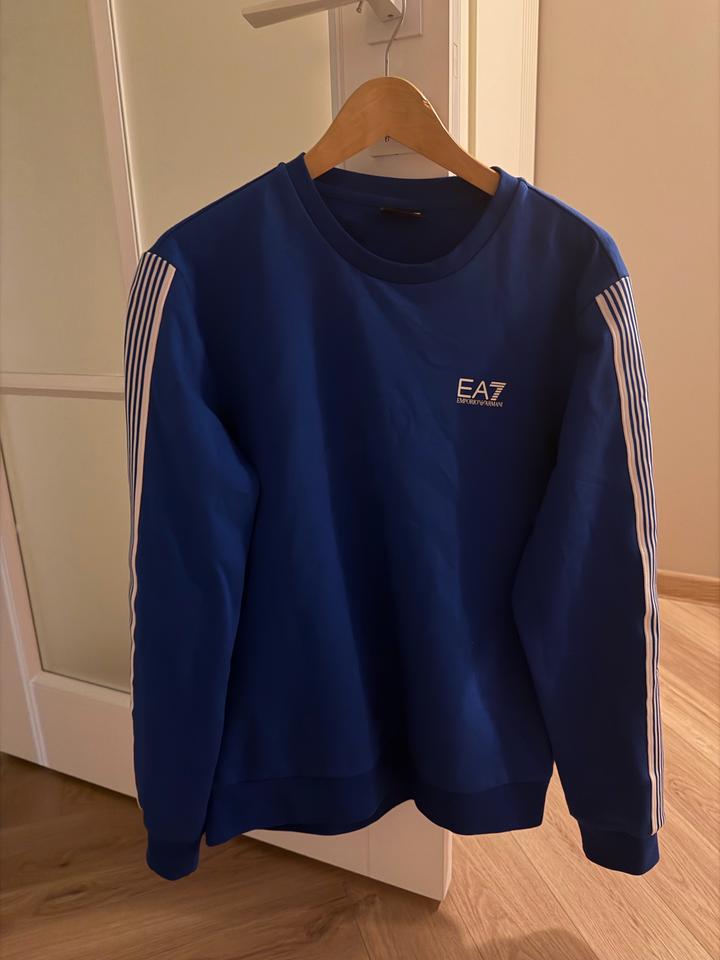 Синий свитшот Emporio Armani