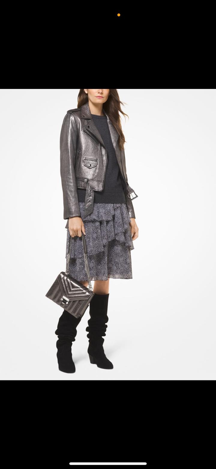 Кожаная куртка Michael Kors