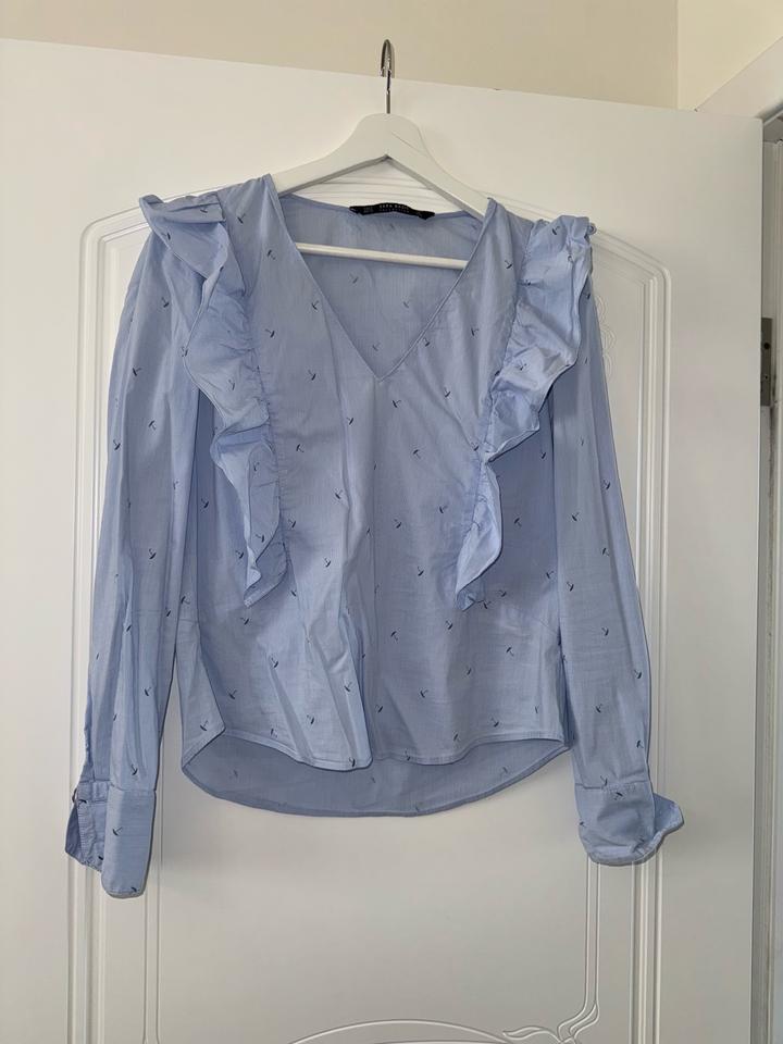 Рубашка голубая Zara