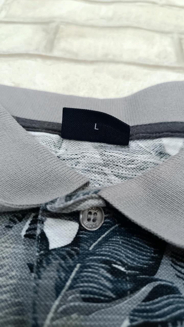 Мужская футболка поло с воротником хлопок