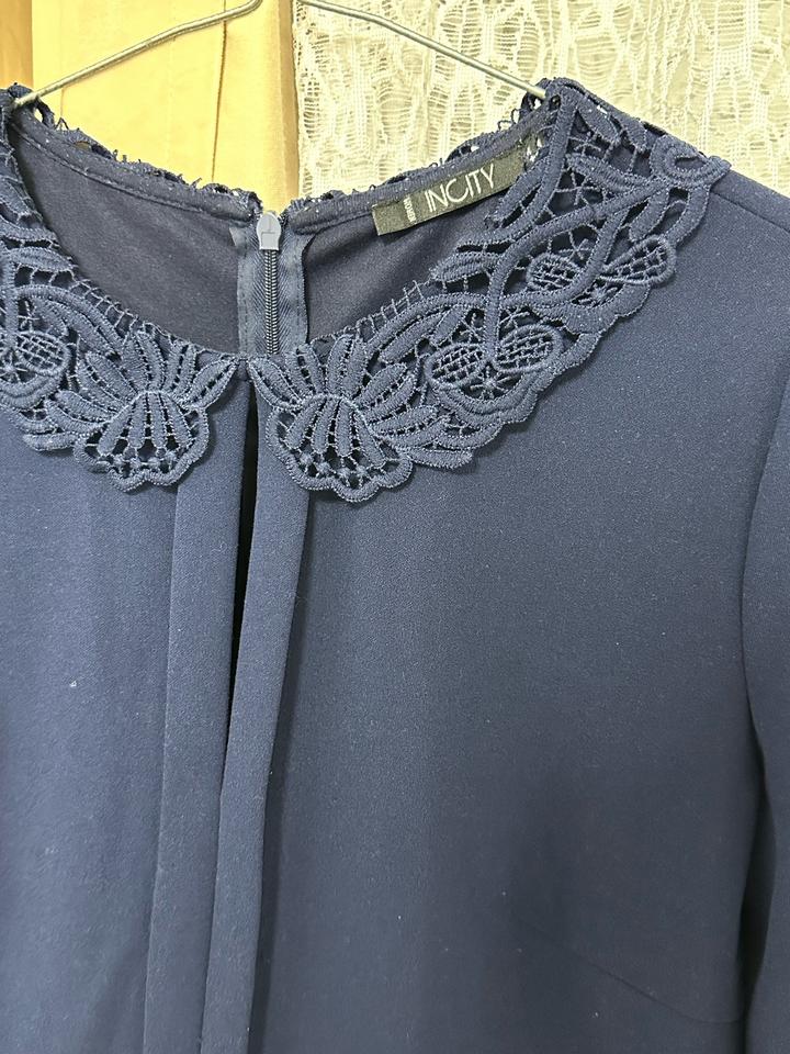 Платье синяя