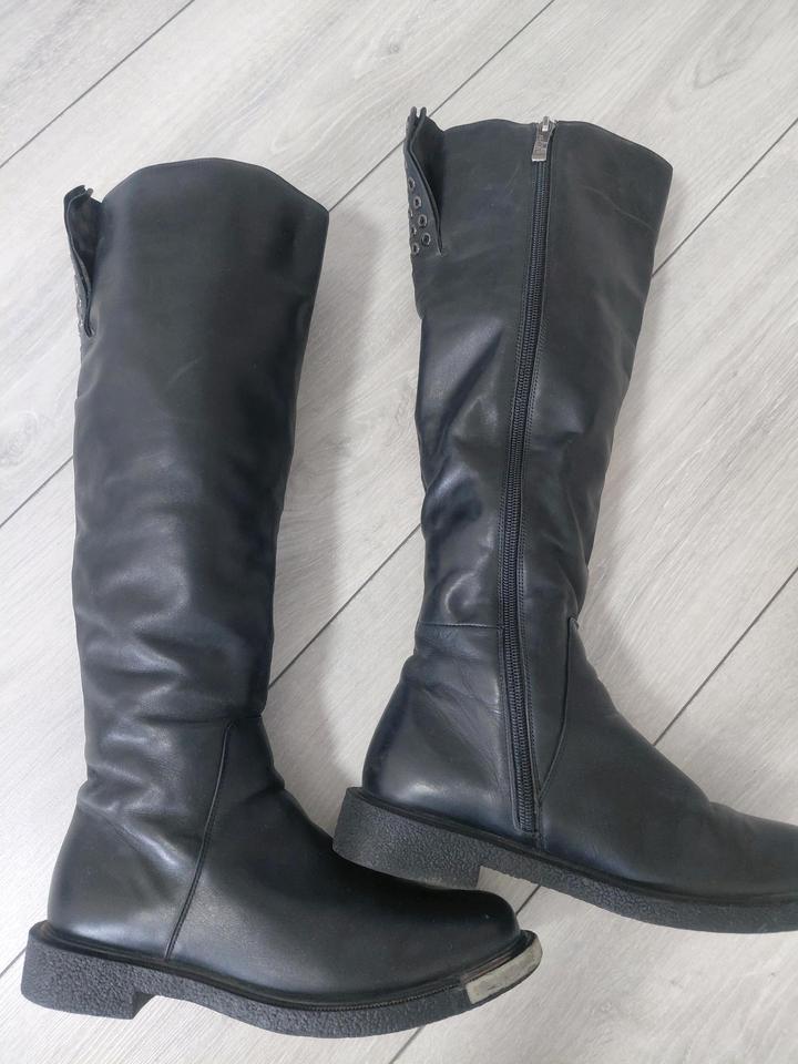 Сапоги женские зимние 37р натуральная кожа