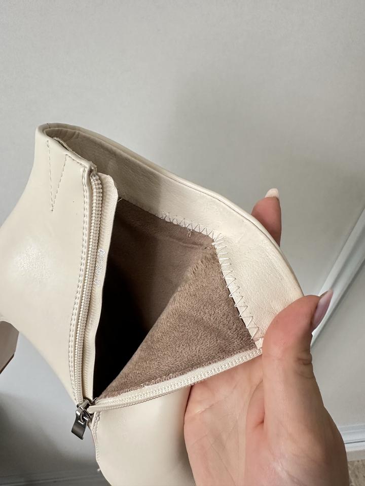 Ботильоны бежевые