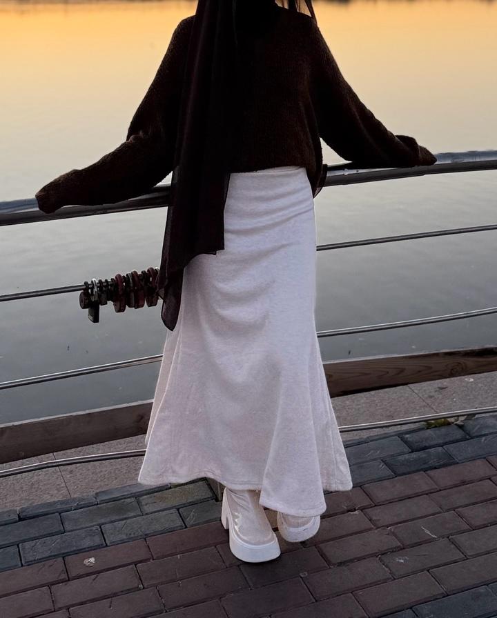 Юбка теплая на весну