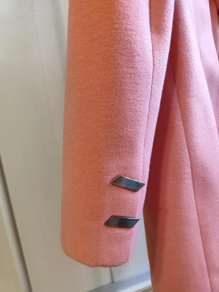 Персиковое пальто Keyina в стиле Жаклин Кеннеди