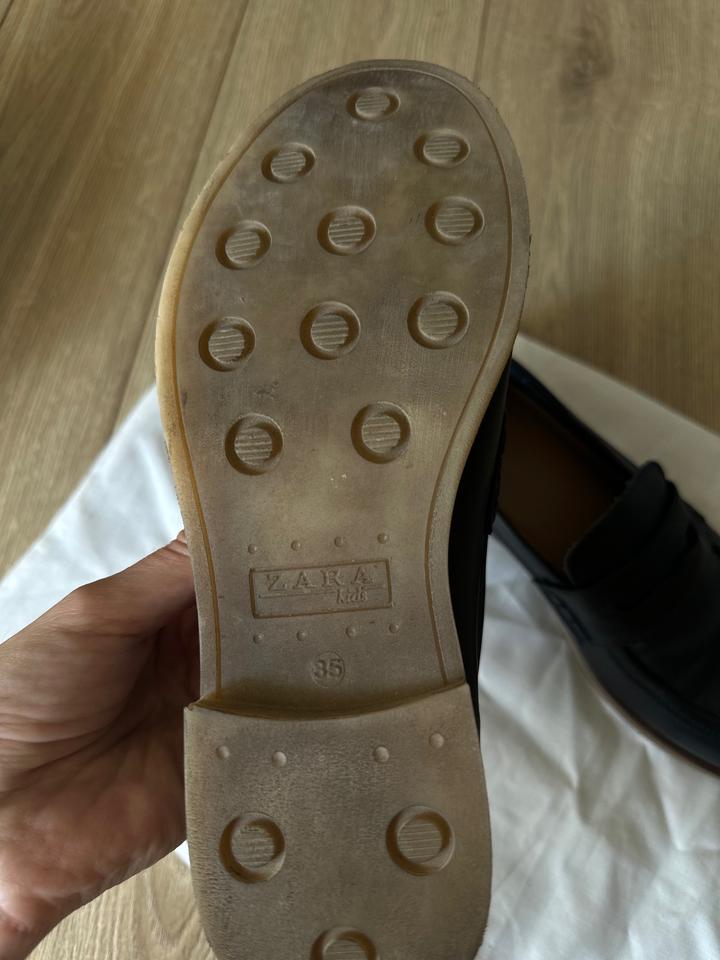 Zara туфли для мальчика. Натуральная кожа.