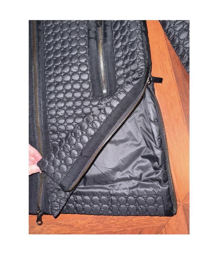 Armani jeans Черное полиамидовое пальто