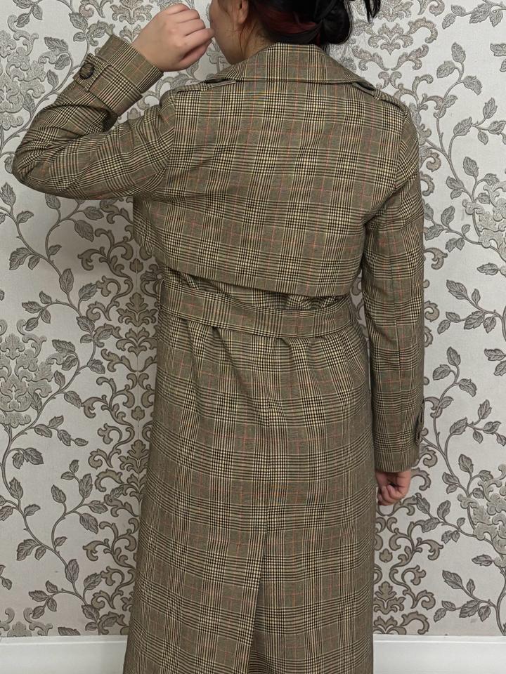 Тренч клетчатый