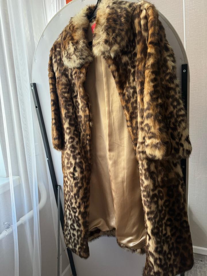 Шуба леопард