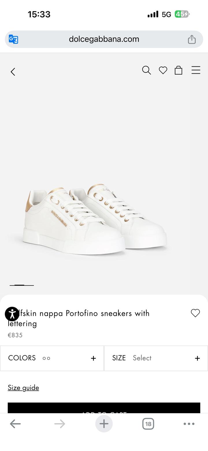 Кроссовки Dolce & Gabbana