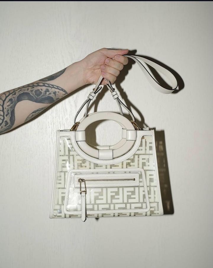 Fendi Runaway Shopper Bag, FF monogram