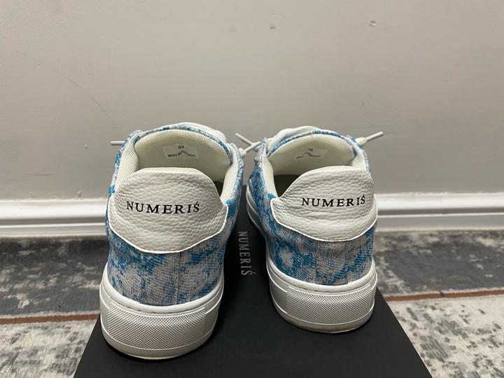 Кеды numeris (голубой/белый)40 размер Унисекс