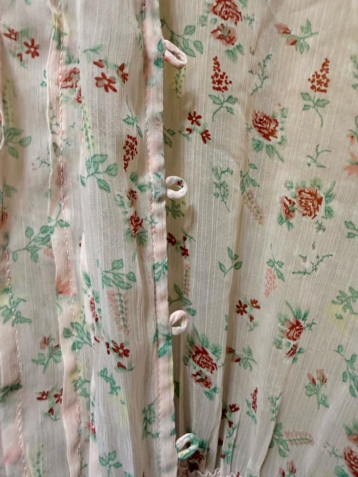 Нежная прозрачная накидка H&M в цветочный принт 🌸