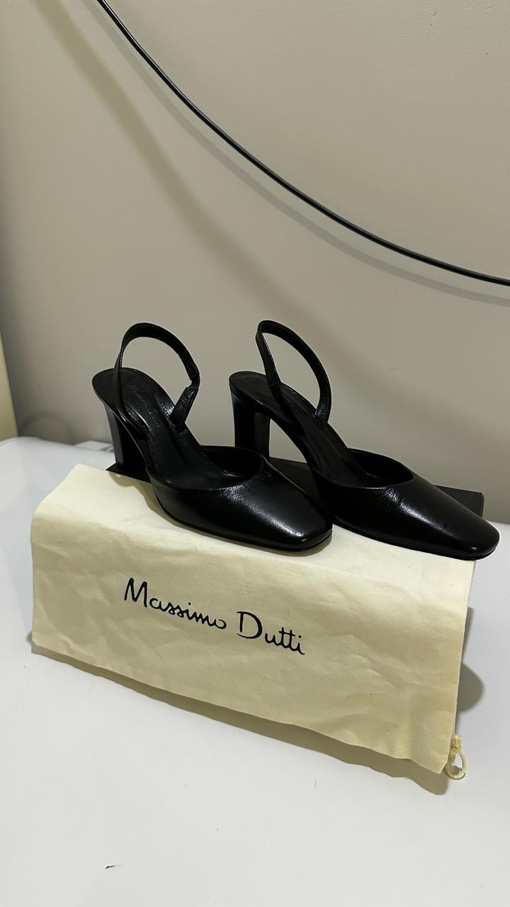 Элегантные кожаные слингбэки Massimo Dutti — Идеал на весну и лето!