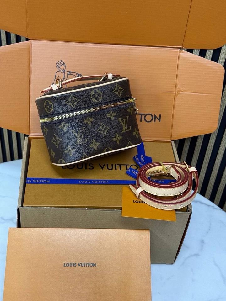 Louis Vuitton натуральная КАНВА кожа косметичка!😍😍🧡