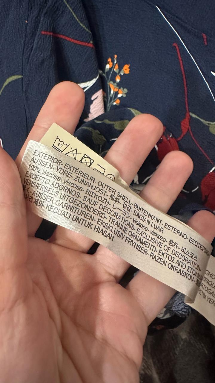 Комбинезон Massimo Dutti с цветочным принтом