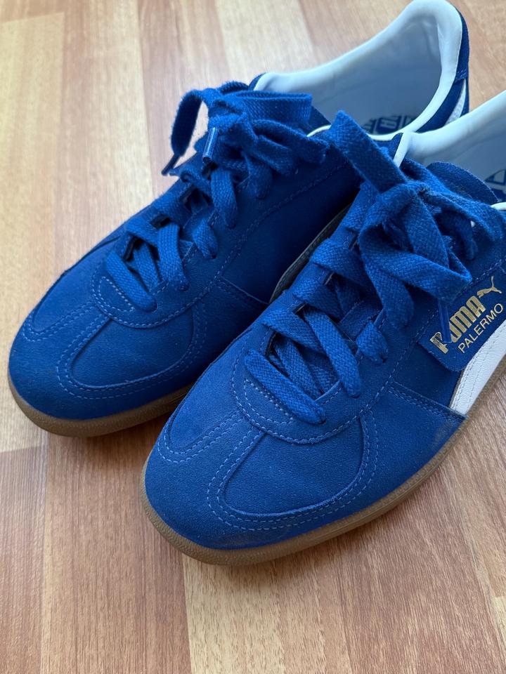 Синие кроссовки Puma Palermo