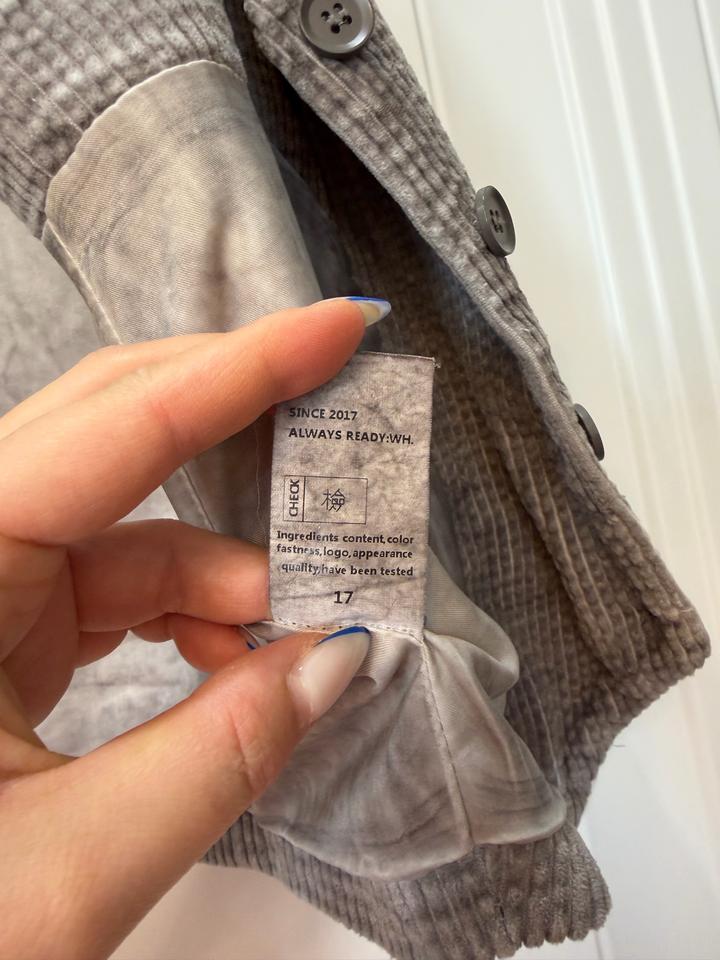 Жилет вельвет White