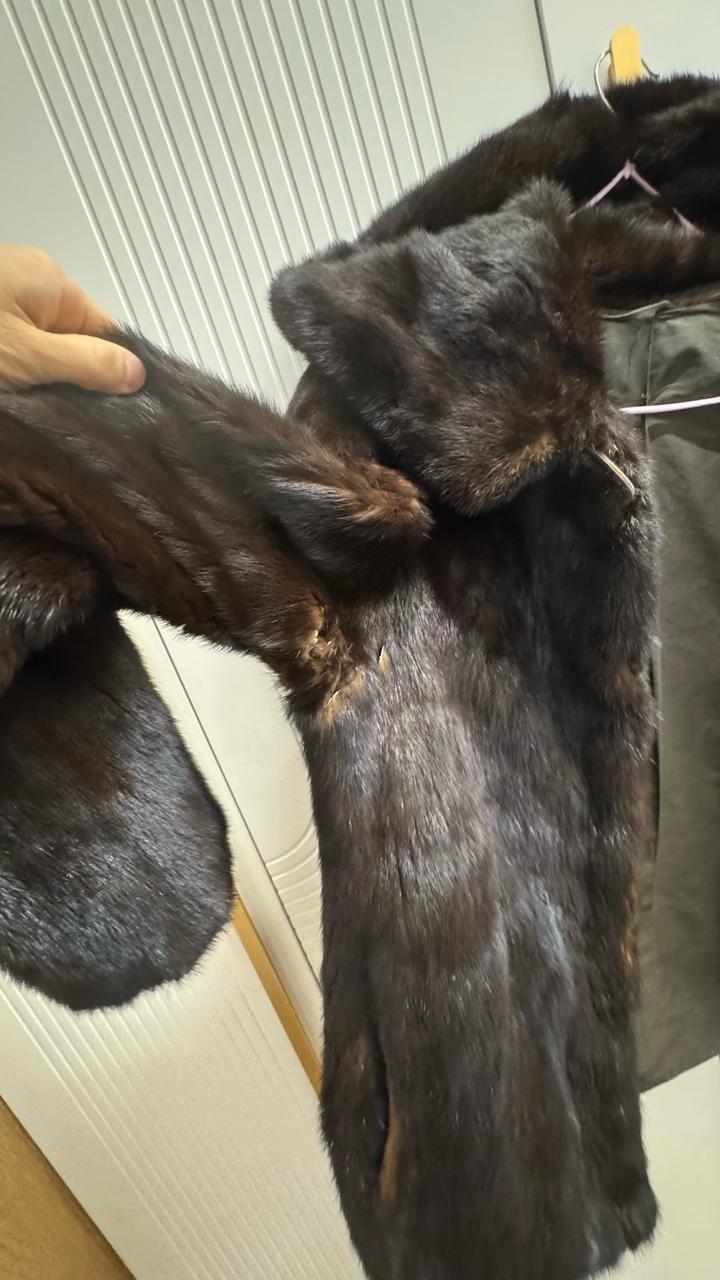 Норковая шуба .