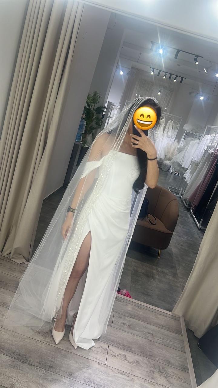 Свадебное белое платье