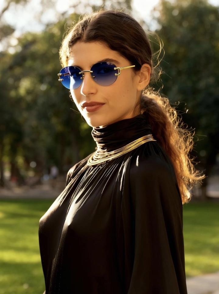 FashionLab овальные градиент 💙