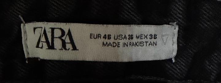 Черные джинсы zara прямой посадки