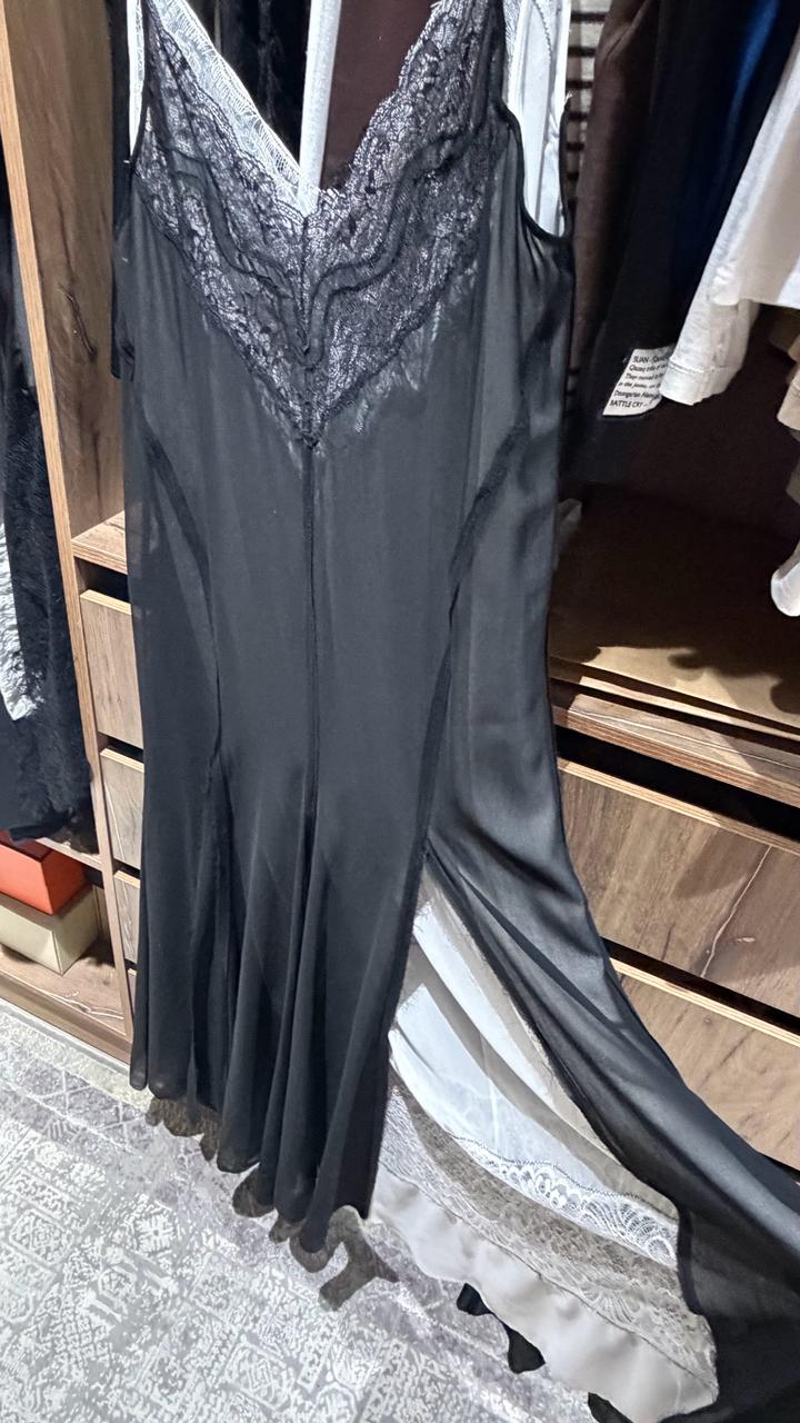 Платье двухслойное с кружевом Zara