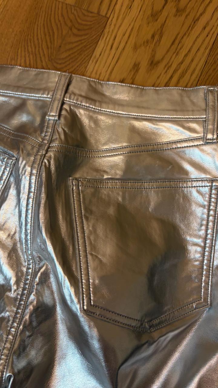 Металлические брюки