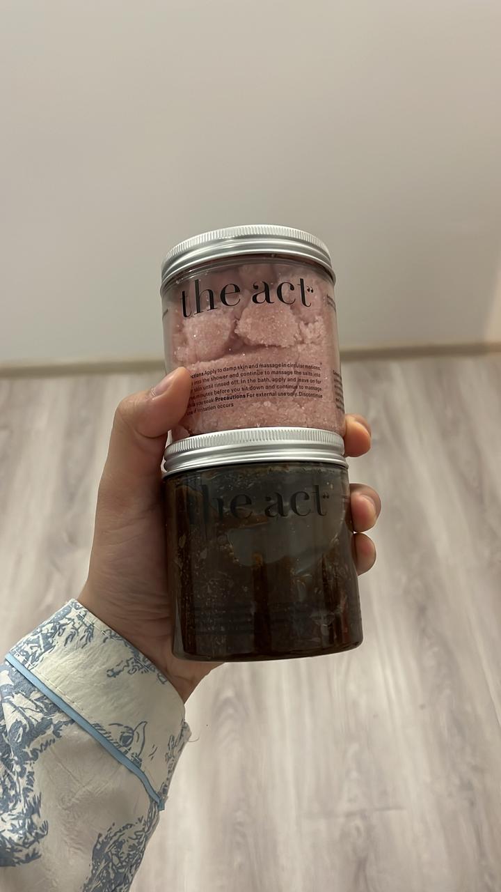 Скраб и масло