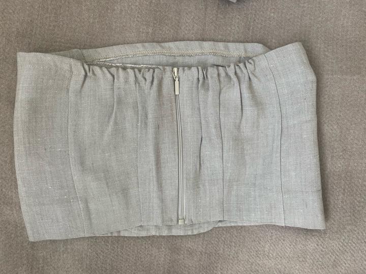 Комплект мини юбка+ топ без брителей