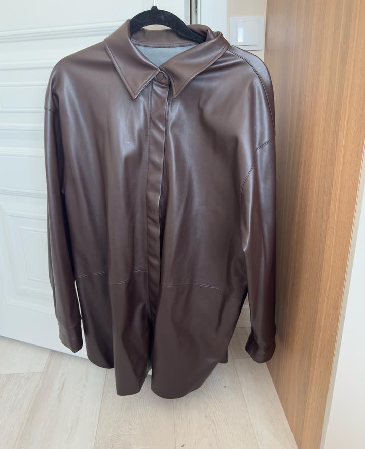 Кожаная рубашка