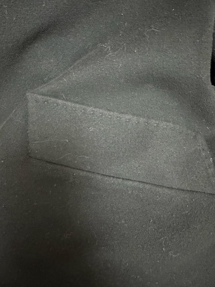 Пальто черное, оверсайз