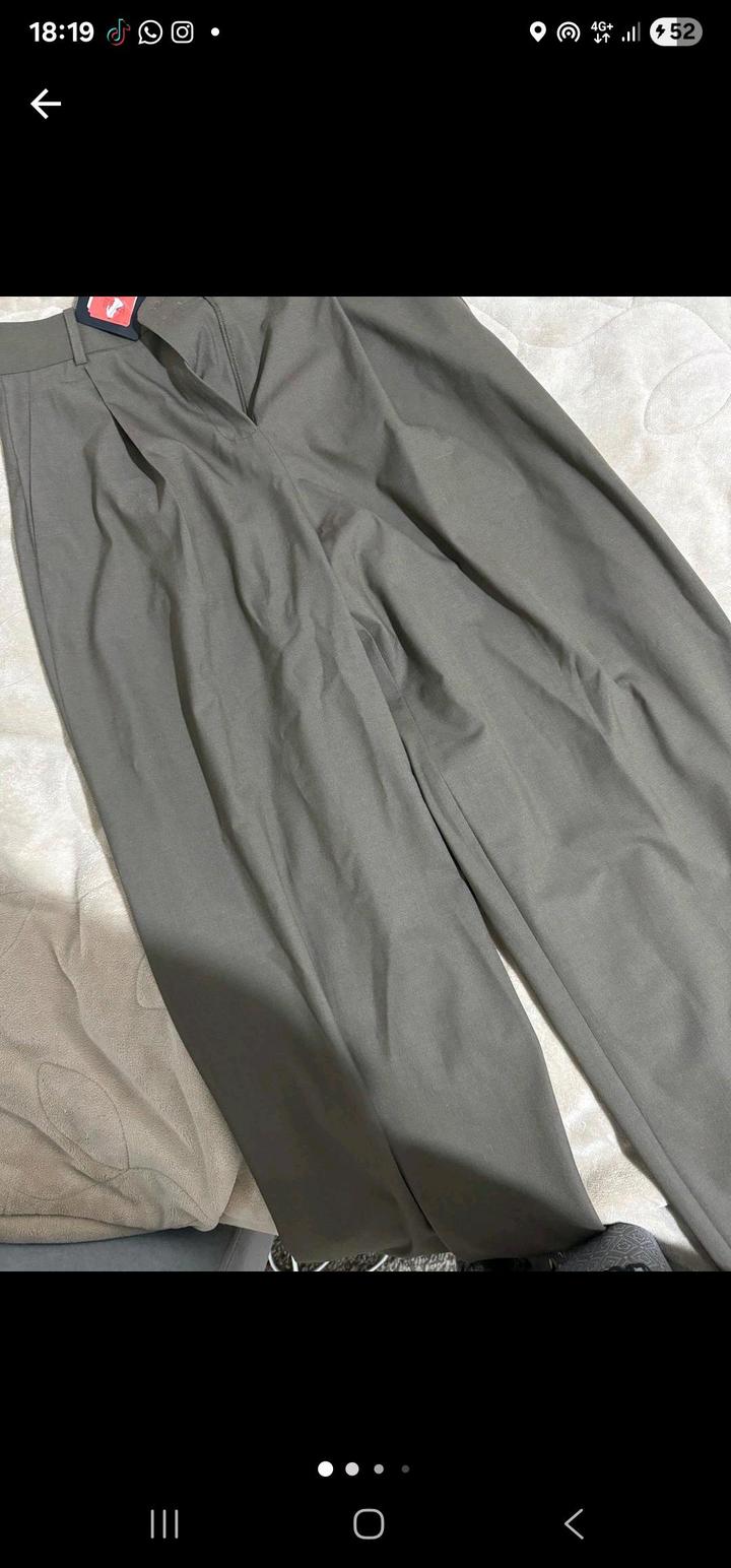 Коричневые брюки mango selection