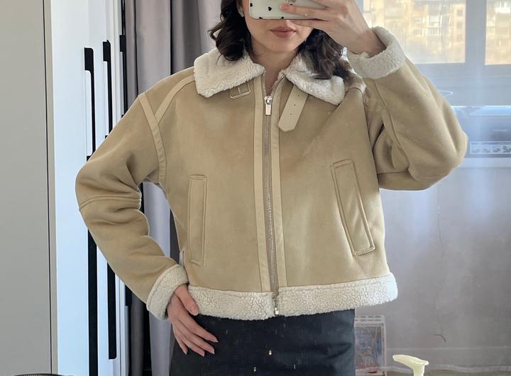 Дубленка укороченная